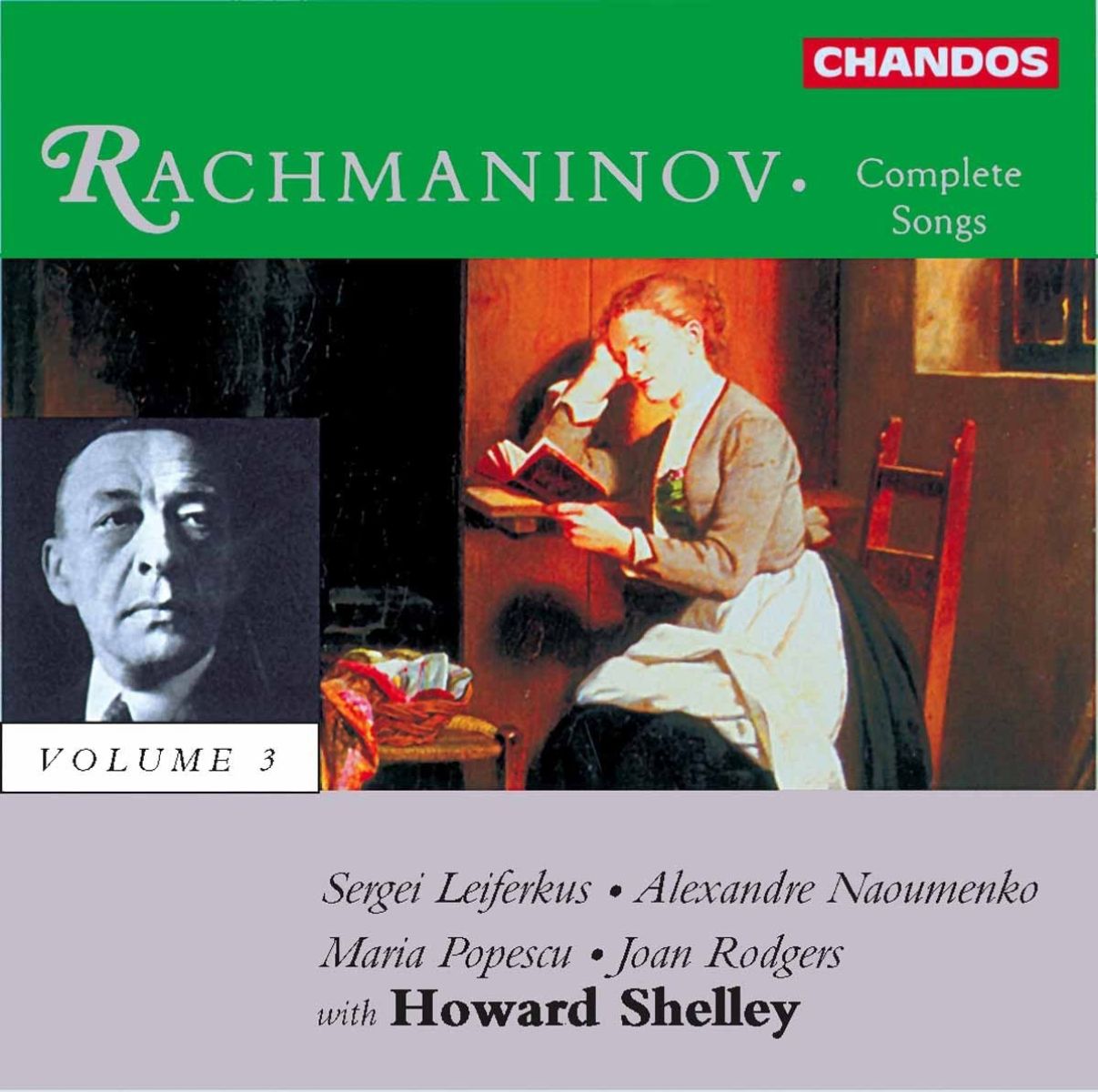 Afbeelding van Howard Shelley, Alexandre Naoumenko, Sergei Leiferkus, Joan Rodgers - Rachmaninoff: Songs, Vol. 3