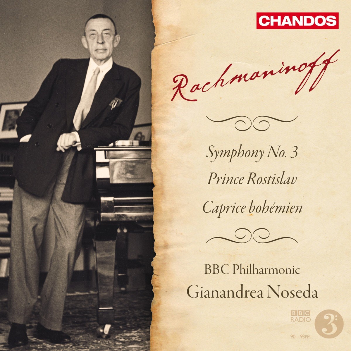 Afbeelding van Rachmaninoff: Symphony No.3/Prince Rotislav/Caprice Bohemien