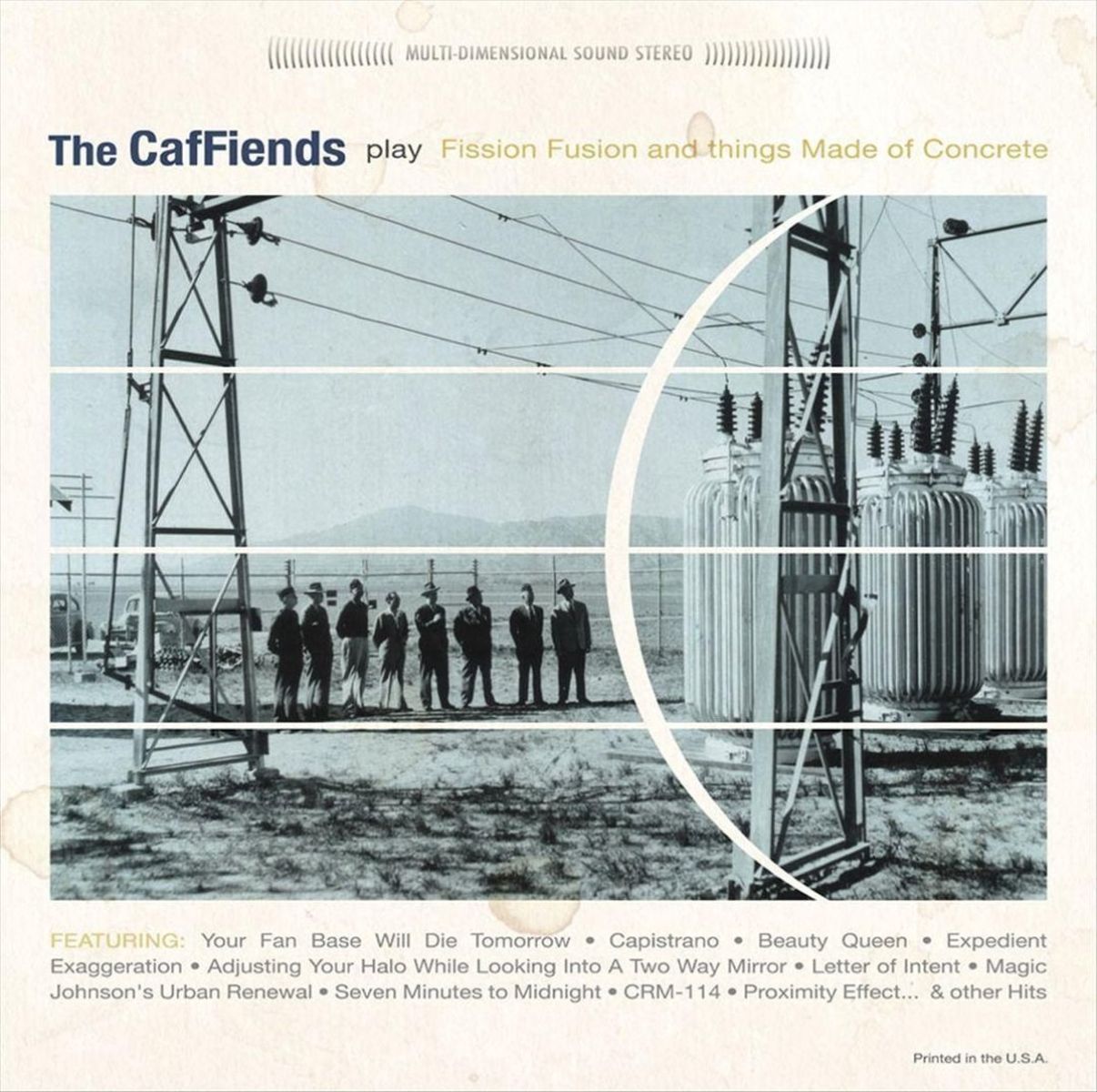 Afbeelding van The CafFiends - Fission Fusion And Things Made From Concrete
