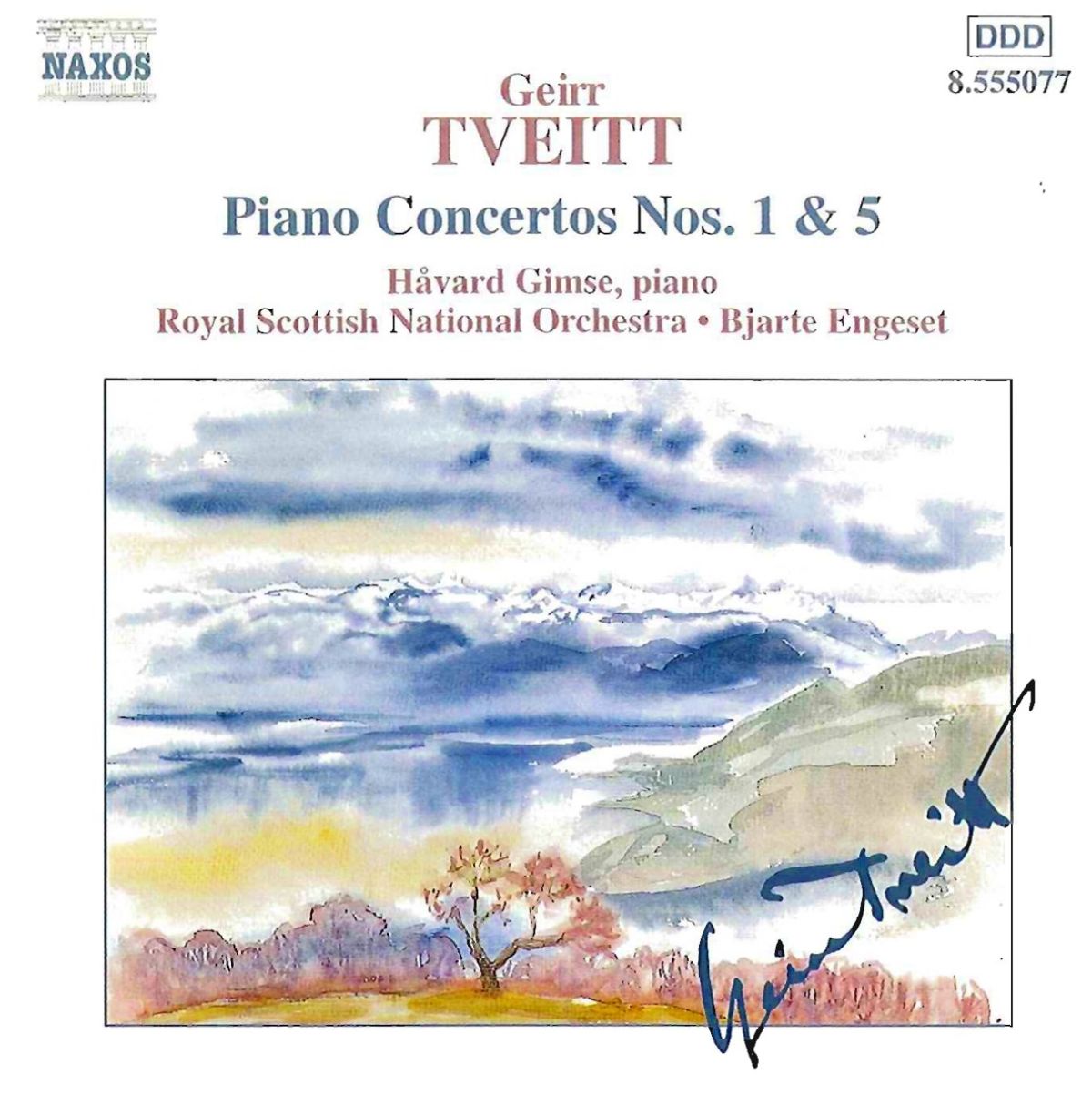 Håvard Gimse, Royal Scottish National Orchestra, Bjarte Engeset - Tveitt: Piano Concertos 1 & 5