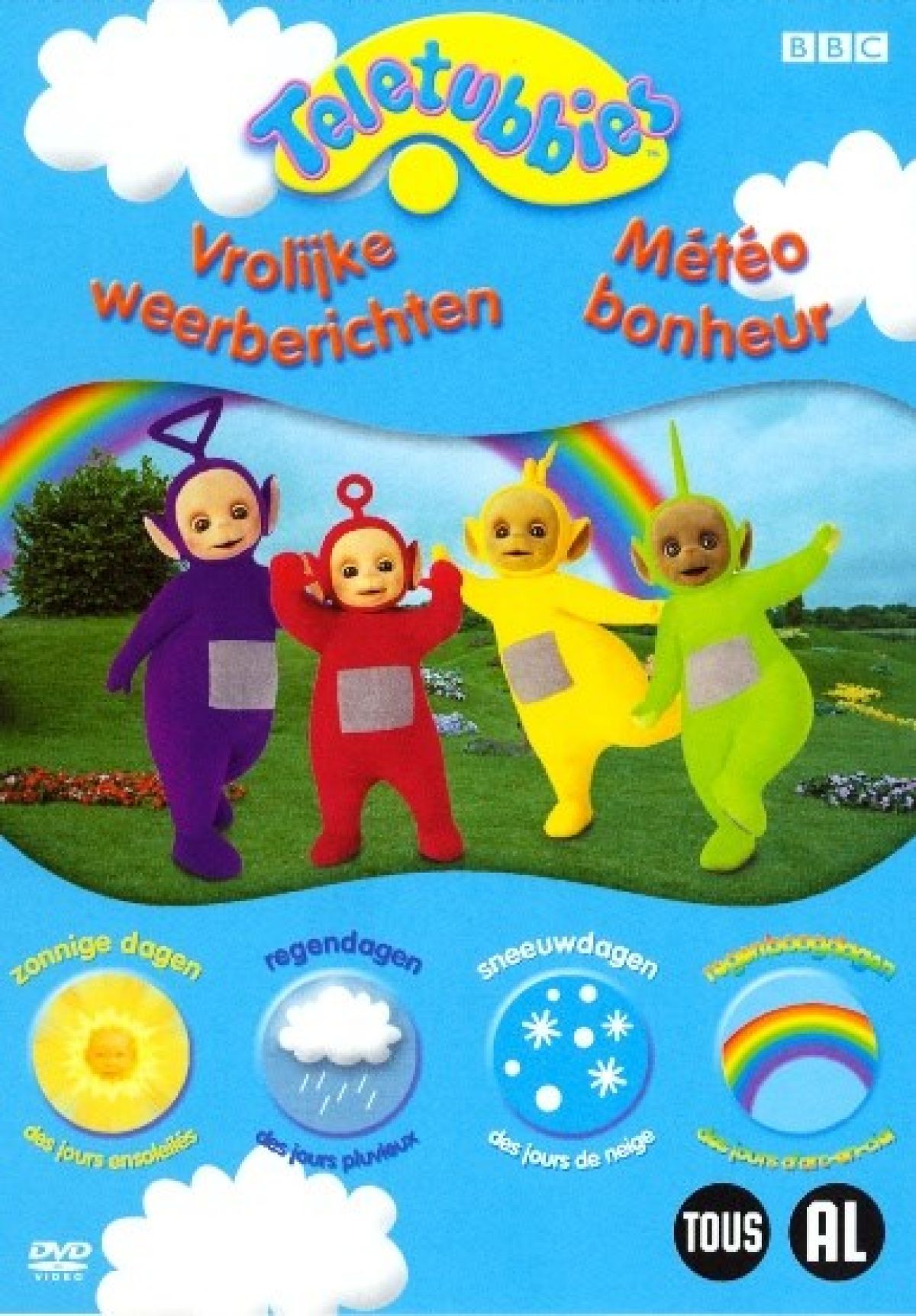Teletubbies-vrolijke weerberichten