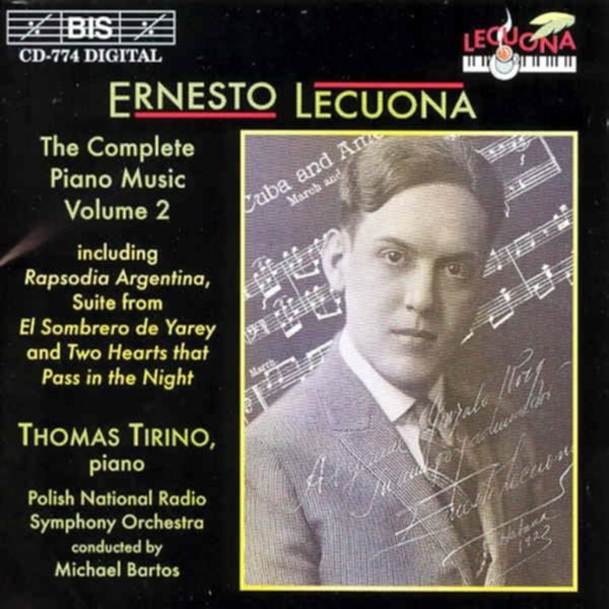 Thomas Tirino, Polish National Radio Symphony, Michael Bartos - Lecuona: Complete Piano Music Vol 2