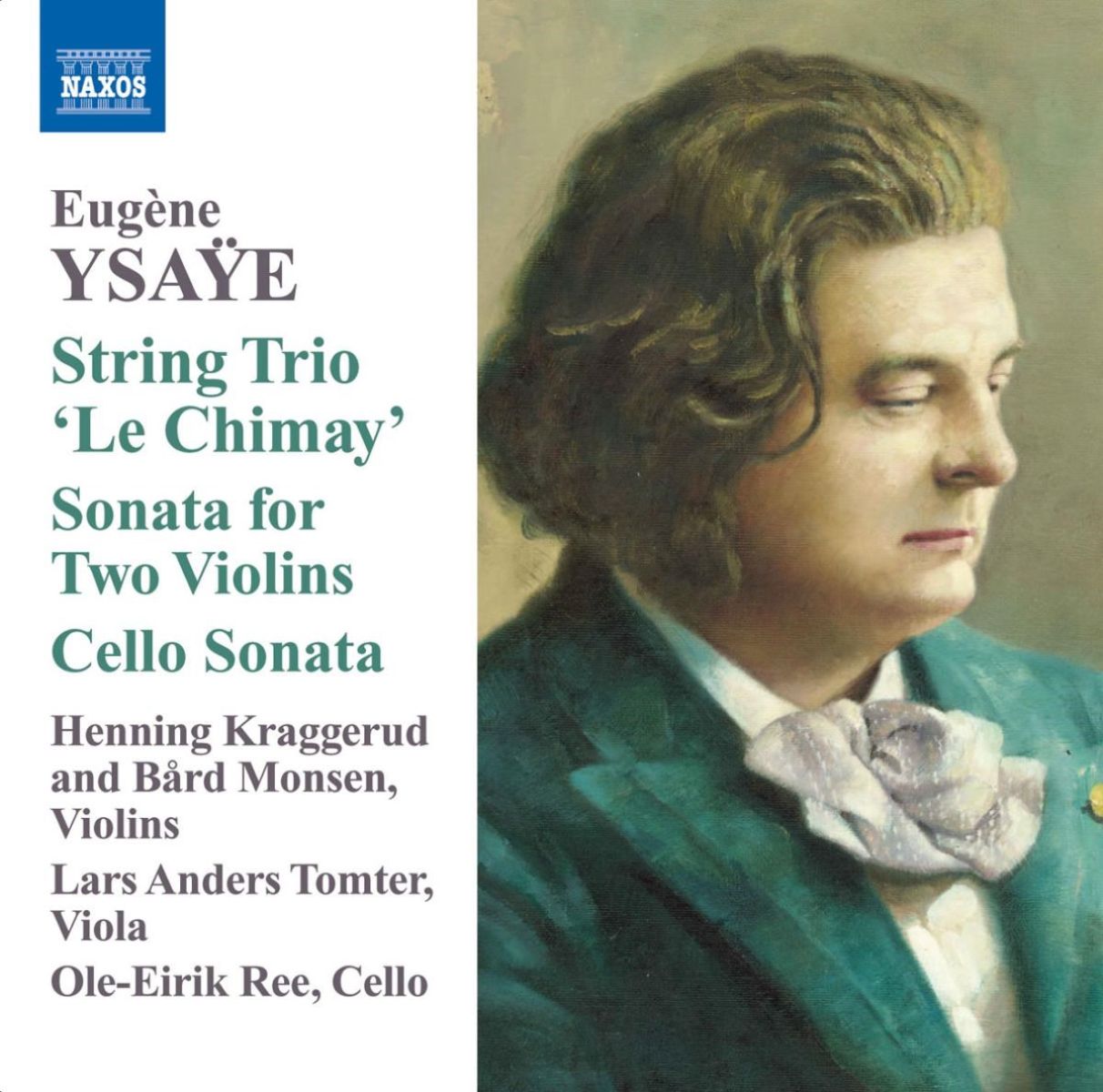 Afbeelding van Henning Kraggerud, Bård Monsen, Lars Anders Tomter, Ole Eirik Ree - Ysaÿe: String Trio "Le Chimay"
