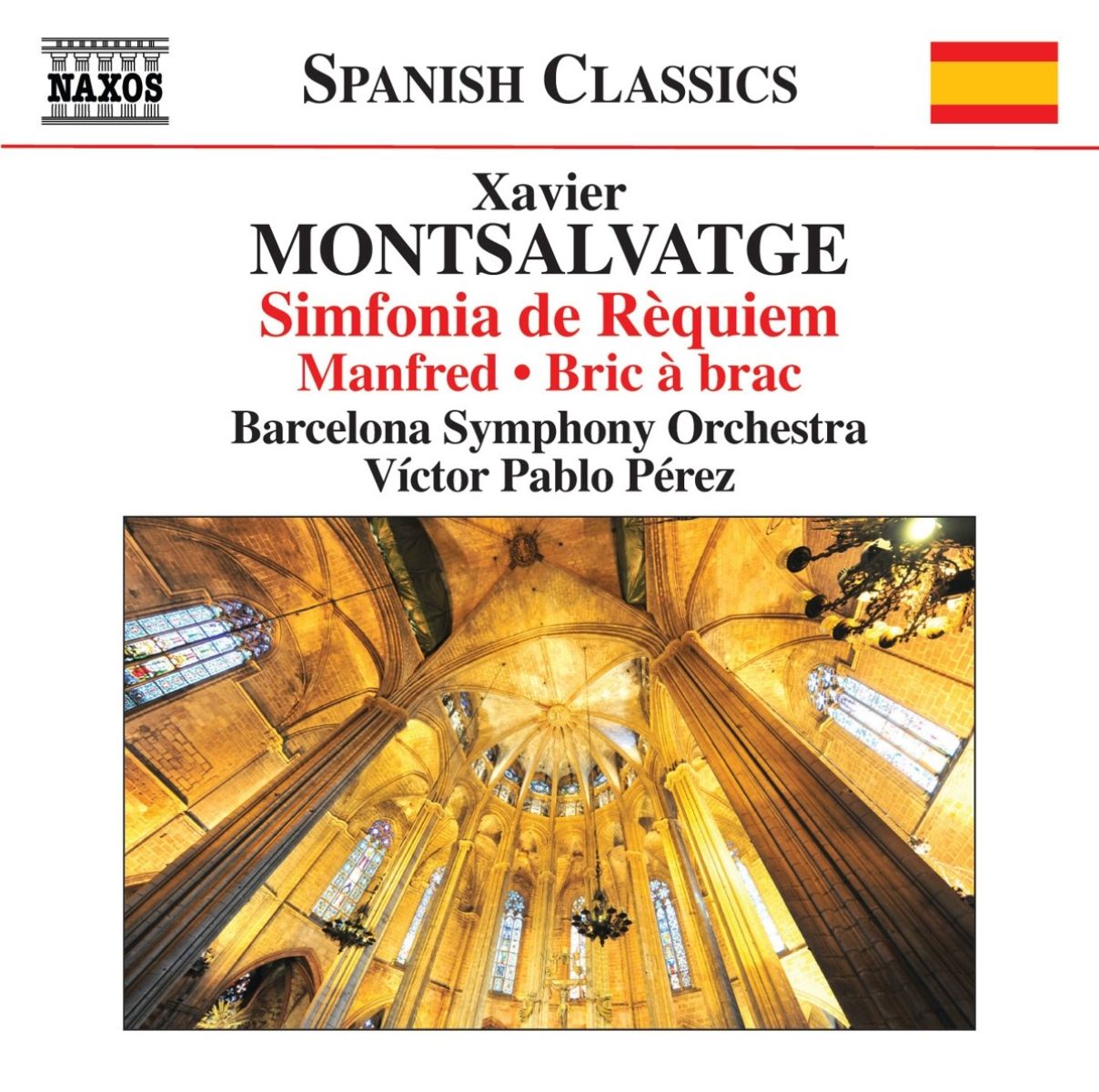Afbeelding van Orquestra Simfònica De Barcelona I Nacional De Catalunya, Victor Pablo Pérez - Montsalvatge: Simfonia de Rèquiem | Manfred | Bric à Brac