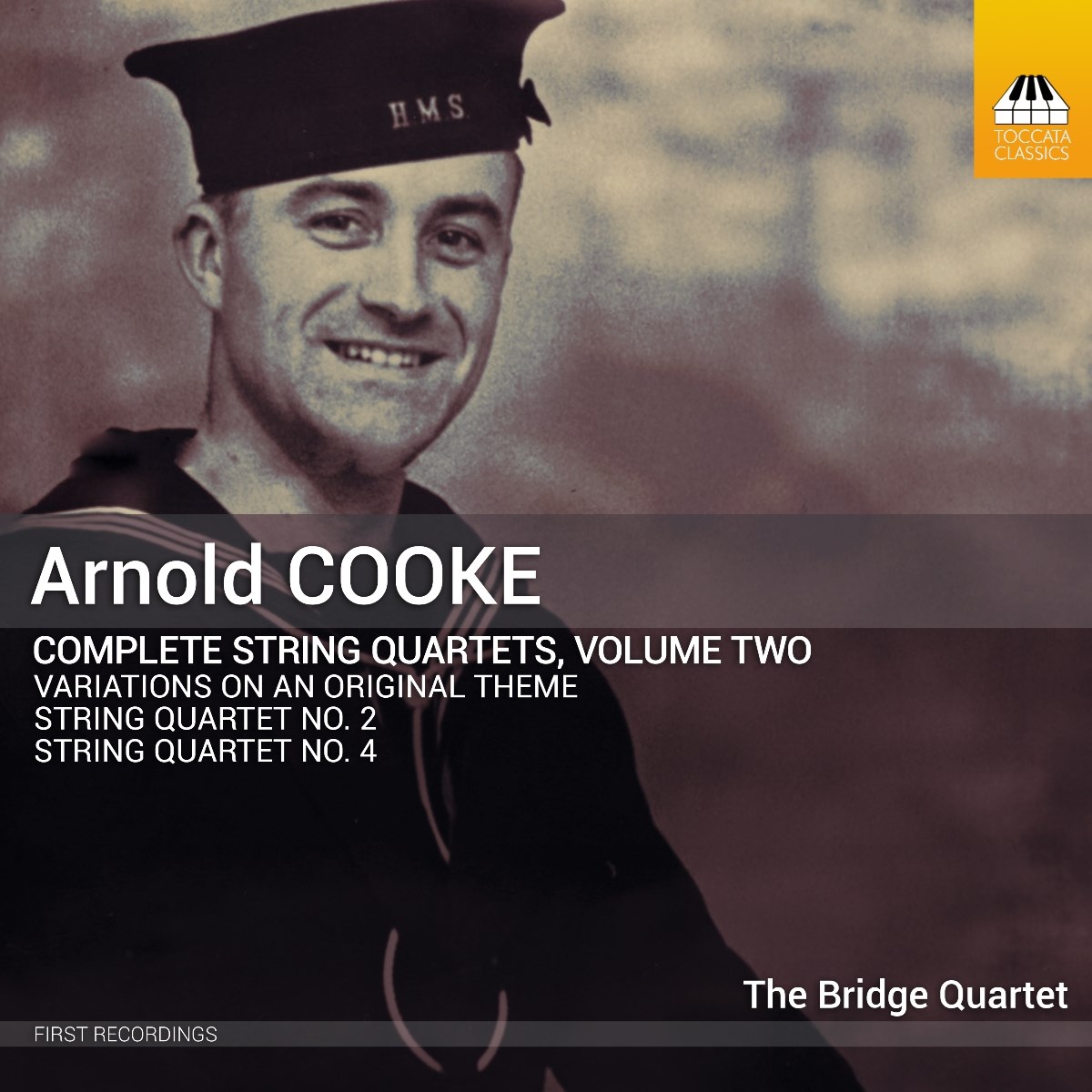 Afbeelding van The Bridge Quartet - Cooke: Complete String Quartets, Volume Two
