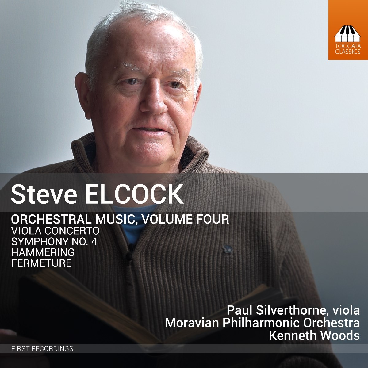 Afbeelding van Paul Silverthorne, Moravian Philharmonic Orchestra, Kenneth Woods - Elcock: Orchestral Music, Volume Four