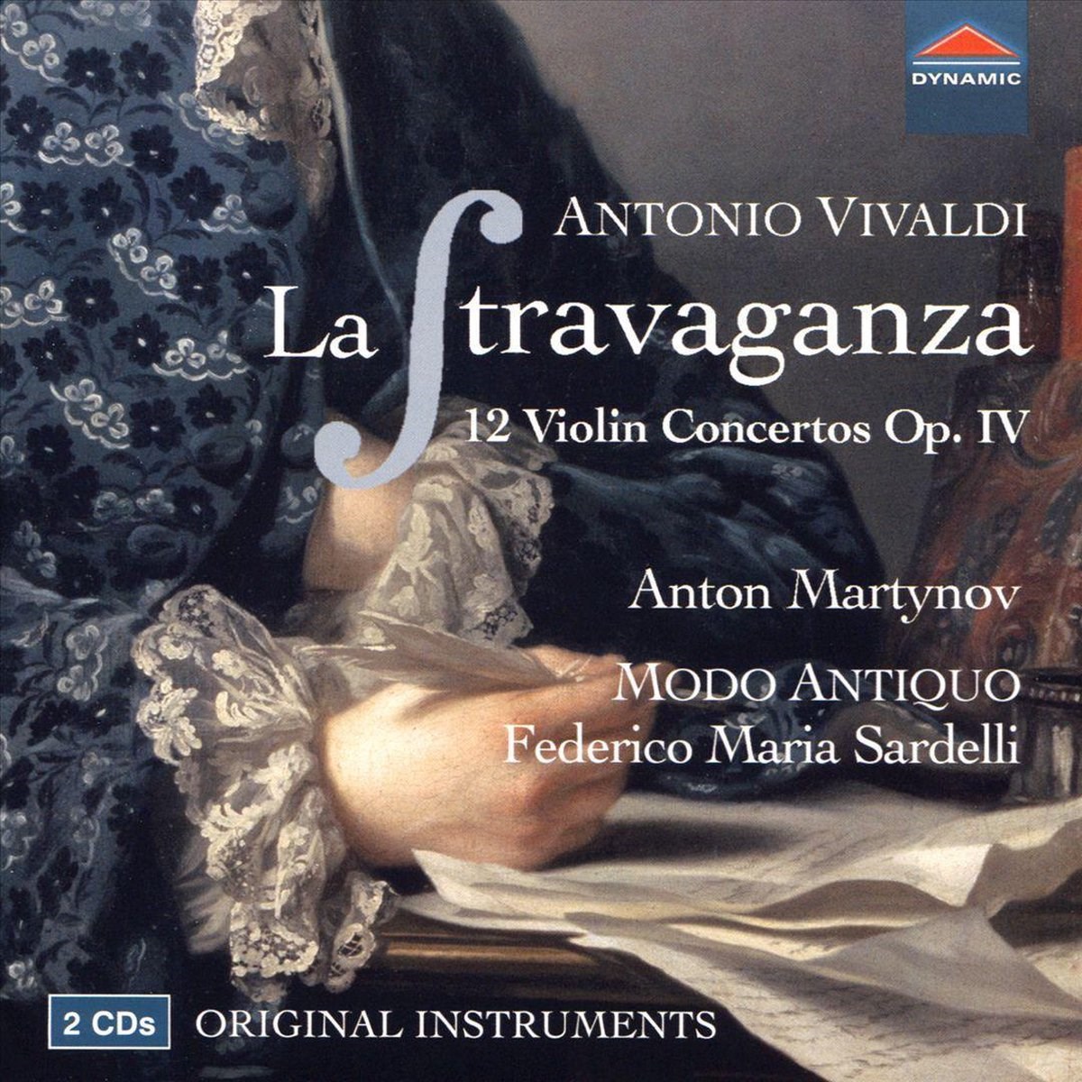 Afbeelding van Anton Martynov, Modo Antiquo, Federico Maria Sardelli - Vivaldi: La Stravaganza | 12 Violin Concertos, Op.IV