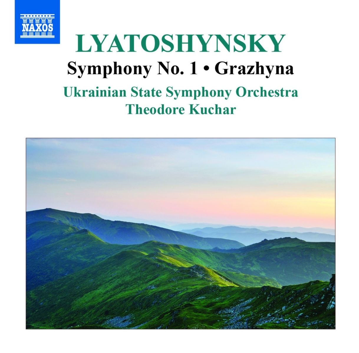 Afbeelding van Ukrainian State Symphony Orchestra, Theodore Kuchar - Lyatoshynsky: Symphony No.1 | Grazhyna