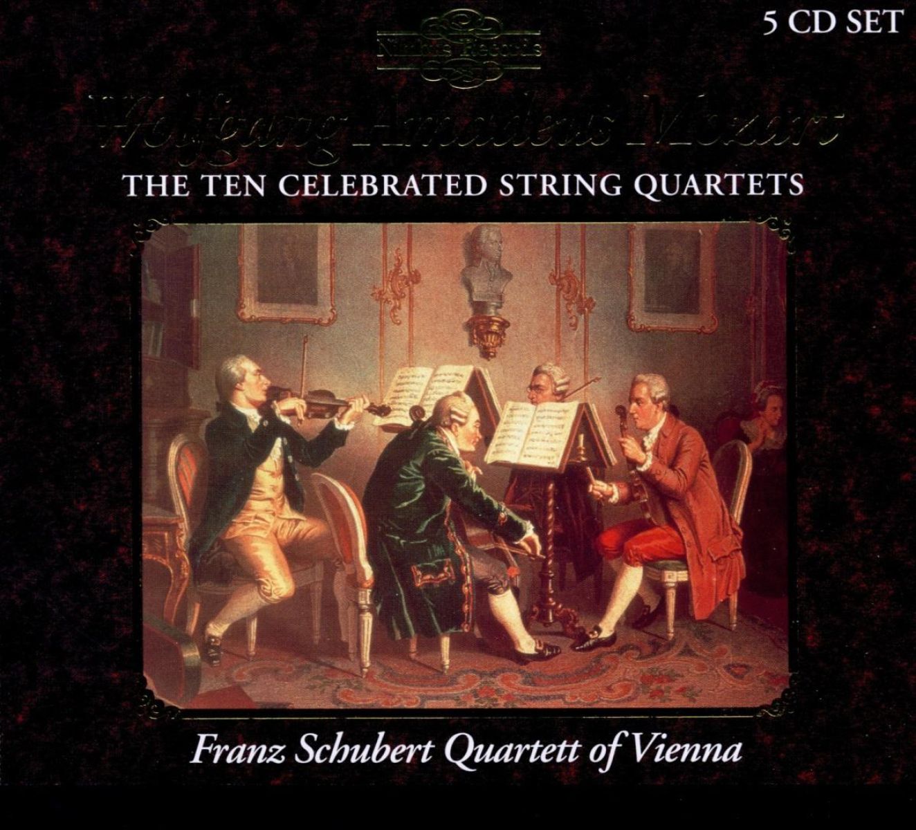 Afbeelding van Franz Schubert Quartet Of Vienna - Mozart: The Ten Celebrated String Quartets