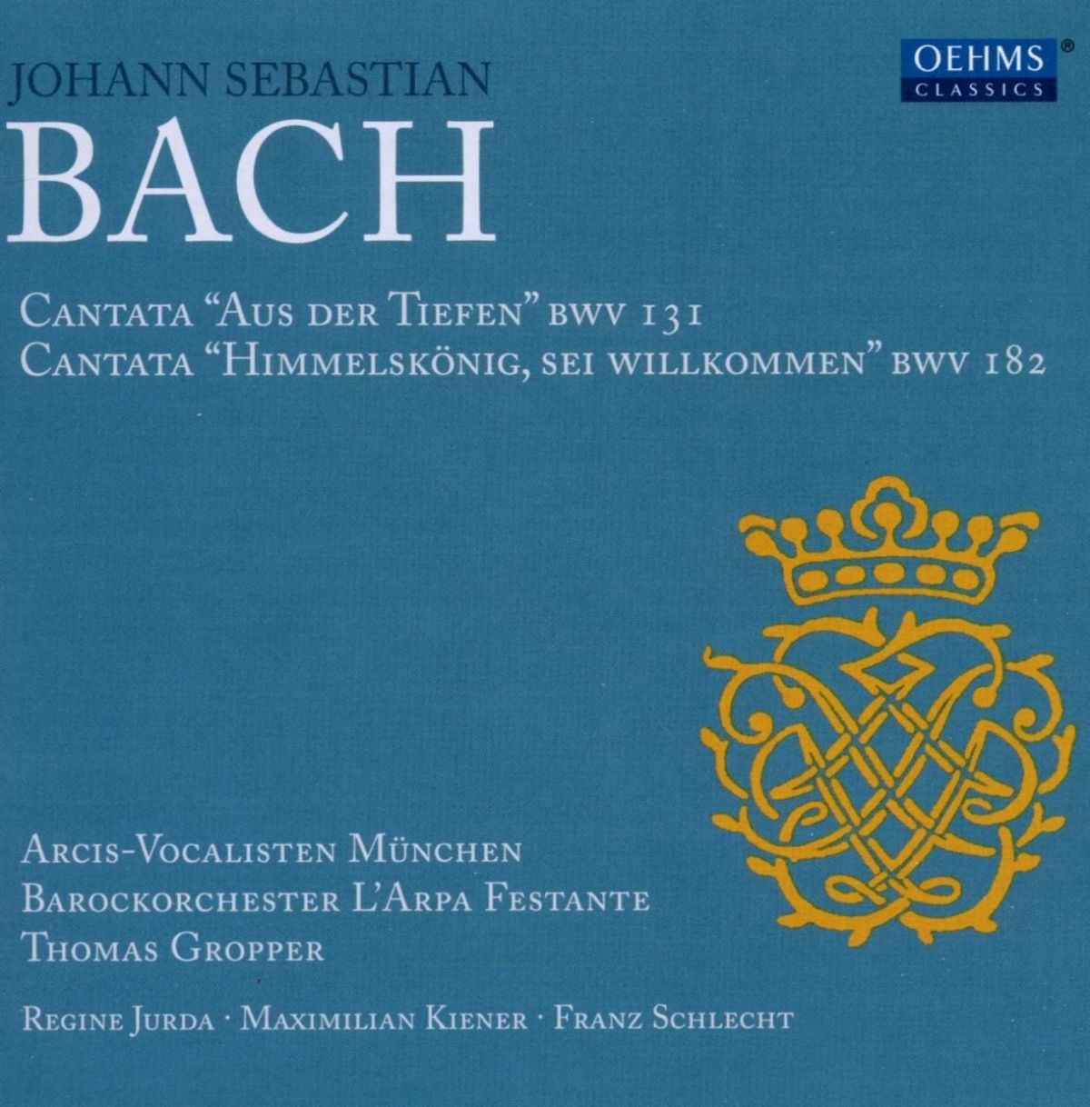 Arcis-Vocalisten München, L'Arpa Festante, Thomas Gropper - J.S. Bach: Cantatas Bwv 131 & 182
