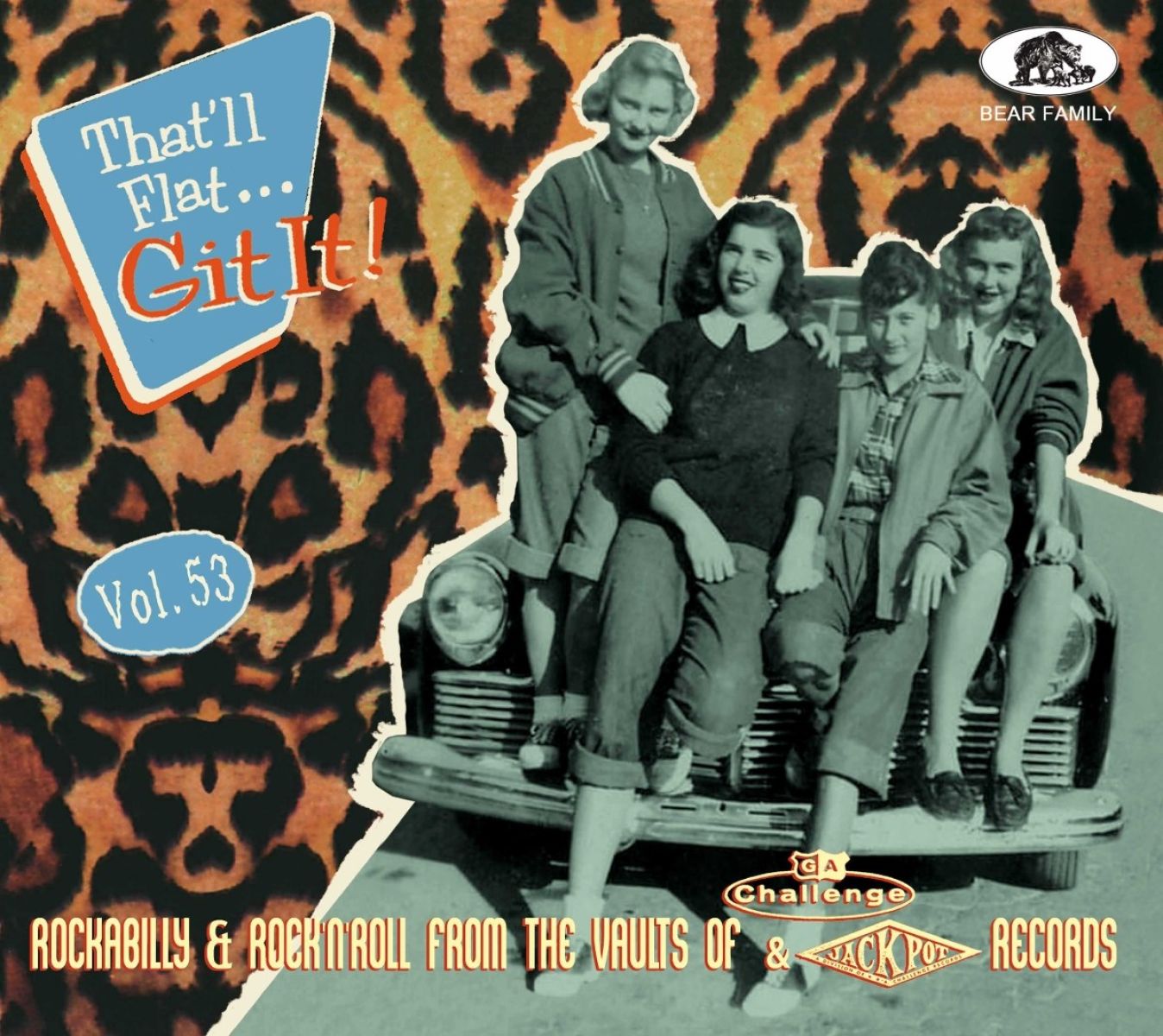 Afbeelding van Various Artists - That 'll Flat Git It! Vol. 53 - Rockabilly & Rock '