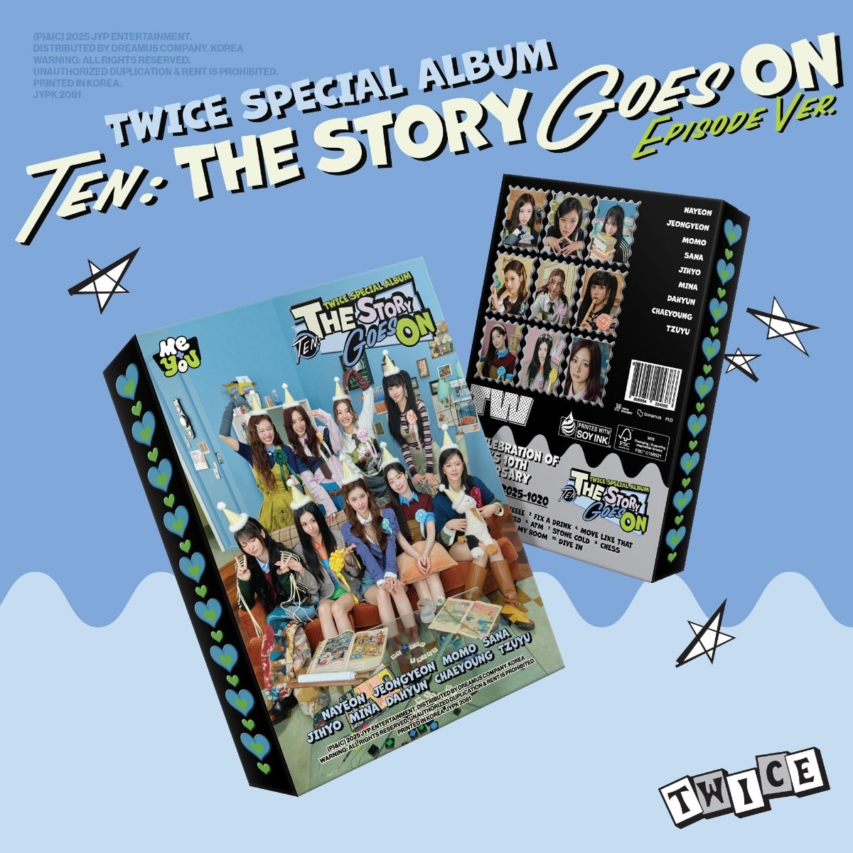 Afbeelding van Twice - Ten: The Story Goes On