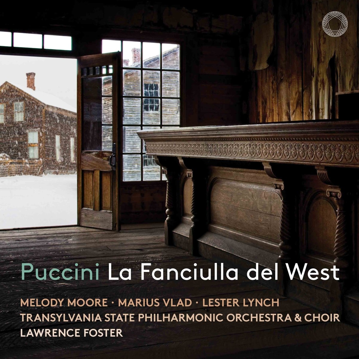 Afbeelding van Melody Moore, Lester Lynch, Kevin Short, Lawrence Foster - Puccini: La Fanciulla Del West