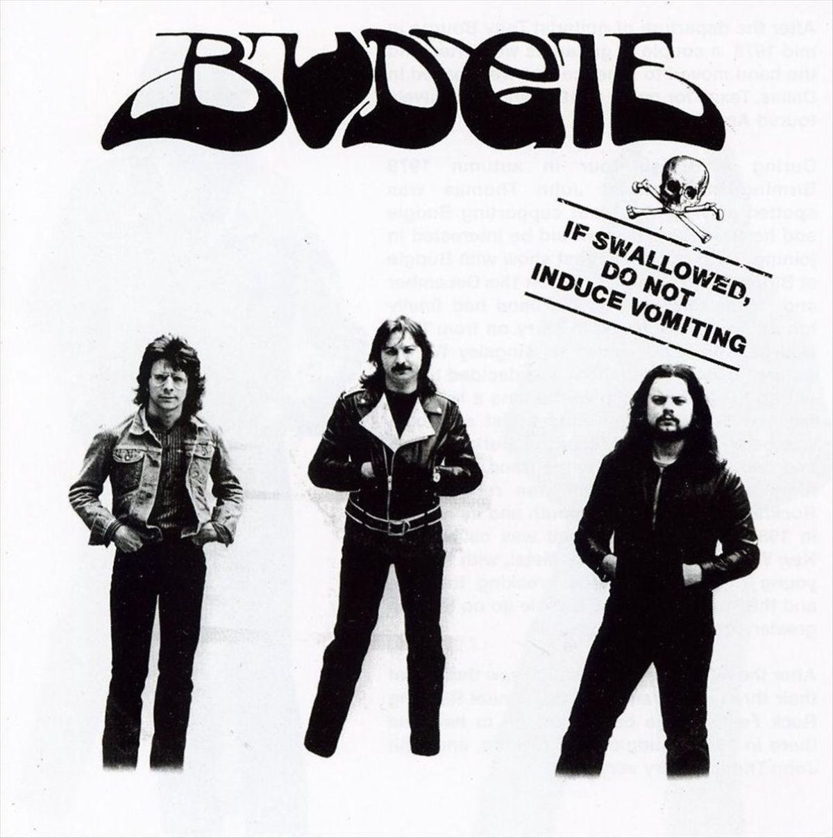 Afbeelding van Budgie - If Swallowed, Do Not Induce Vomiting