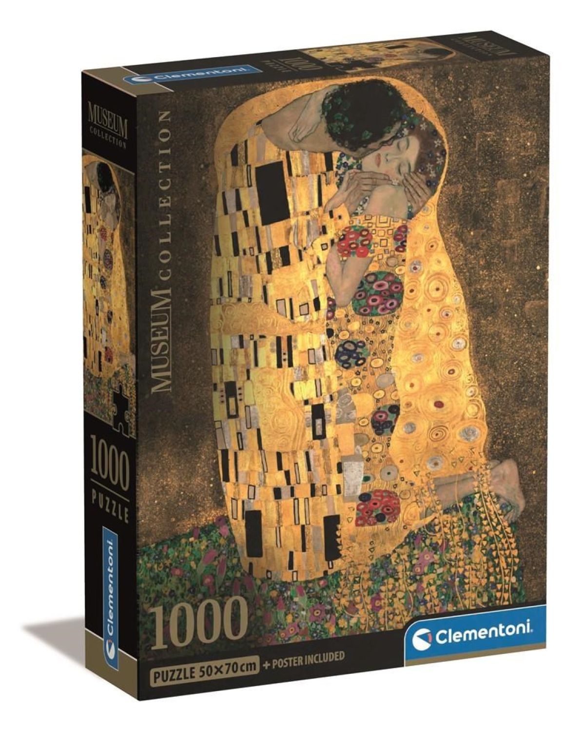 Afbeelding van Museum Collection - Klimt - Der Kuss (Compact Box 1000 Stukjes)