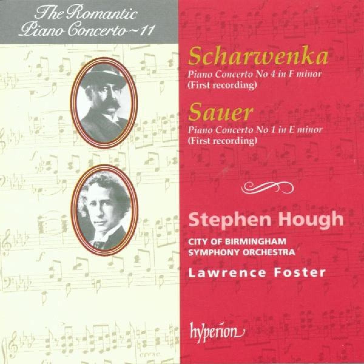 Afbeelding van Sauer & Scharwenka: Piano Concertos (Hyperion Roma