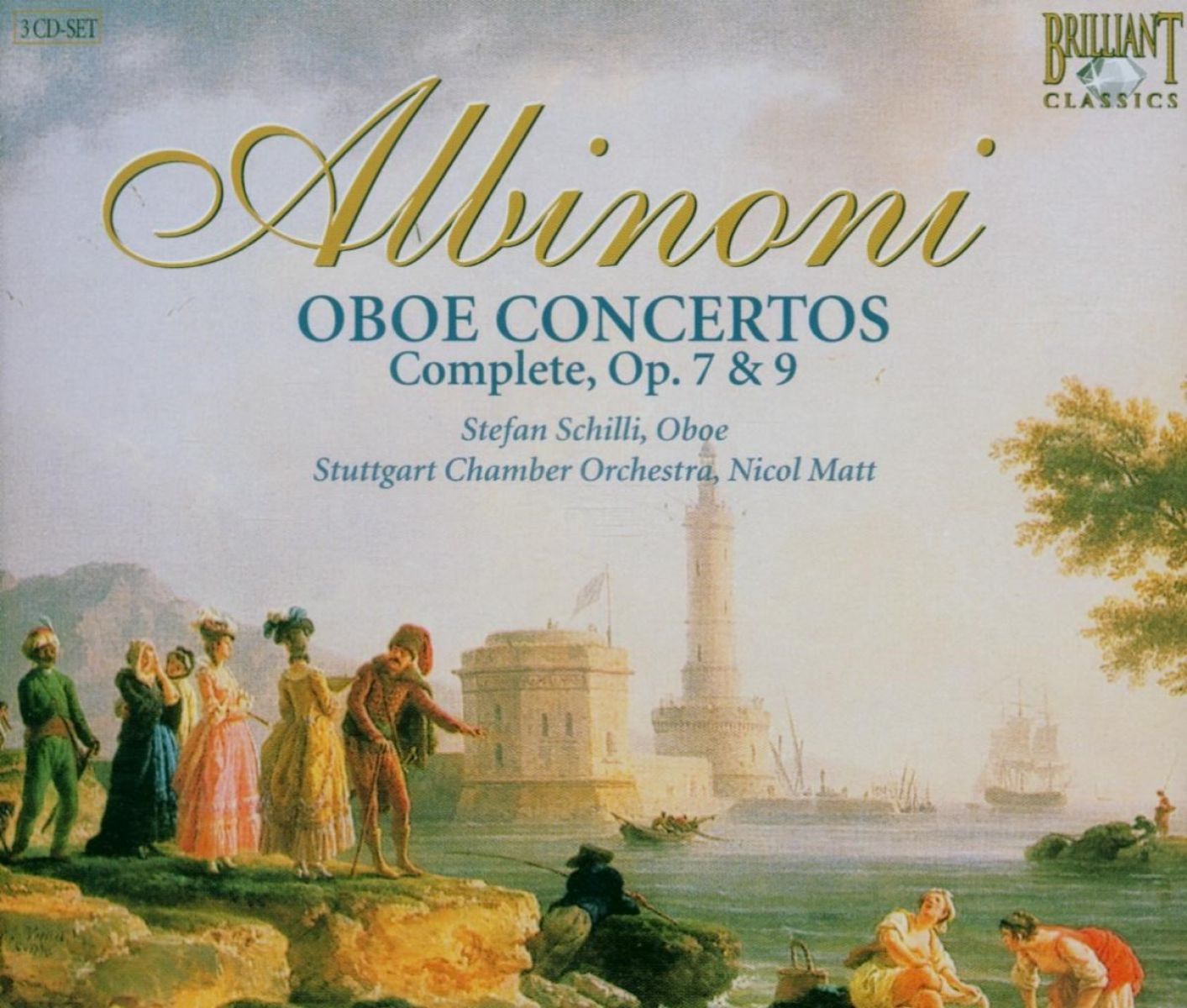 Afbeelding van Stefan Schilli, Stuttgart Chamber Orchestra, Nicol Matt - Albinoni: Complete Oboe Concertos