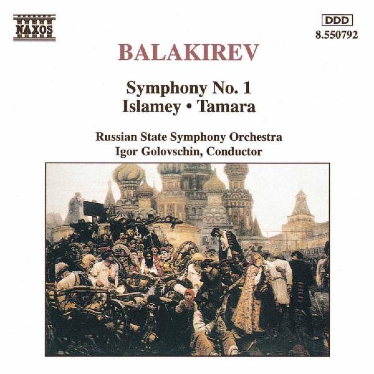 Afbeelding van Russian State Symphony Orchestra, Igor Golovschin - Balakirev: Symphony 1 | Islamey