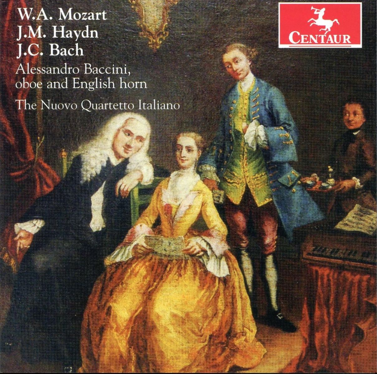 The Nuovo Quartetto Italiano & Alessandro Baccini - W.A. Mozart, J.M. Haydn, J.C. Bach