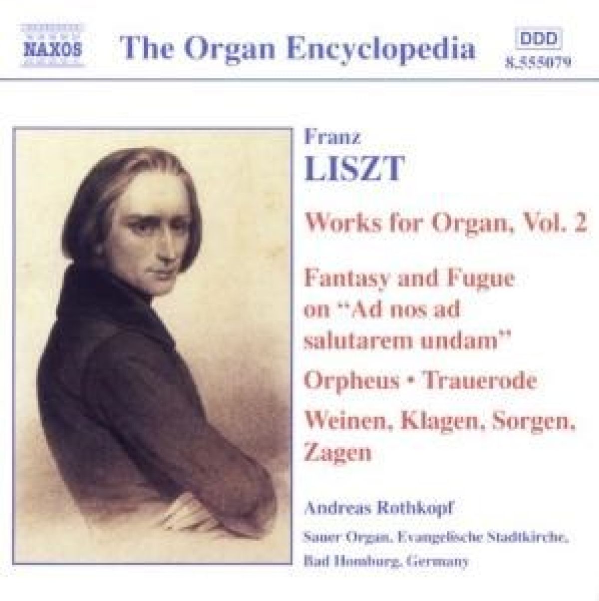 Andreas Rothkopf - Liszt: Organ Works Volume 2