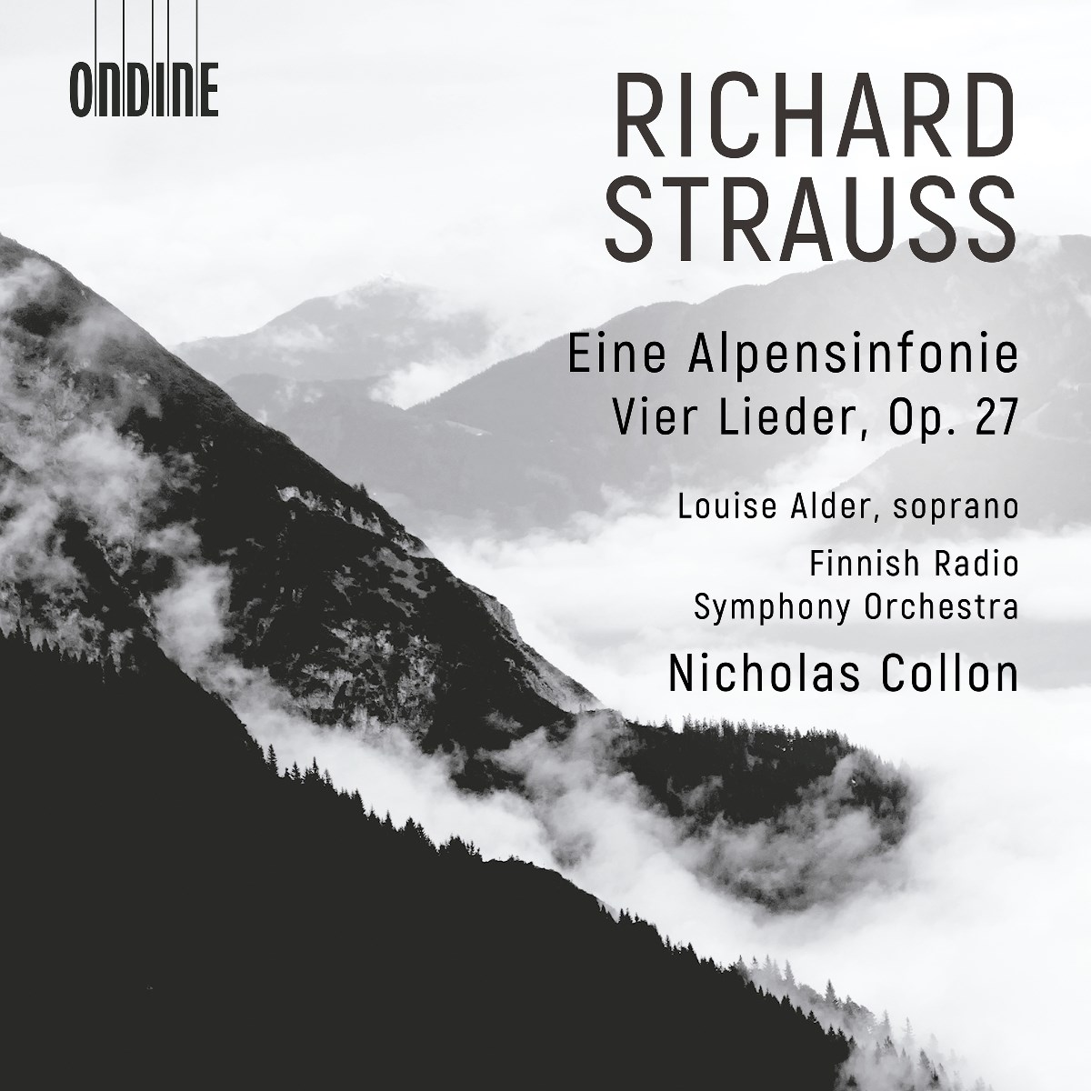Afbeelding van Louise Alder, Finnish Radio Symphony Orchestra, Nicholas Collon - Strauss: Eine Alpensinfonie & Vier Lieder, Op. 27