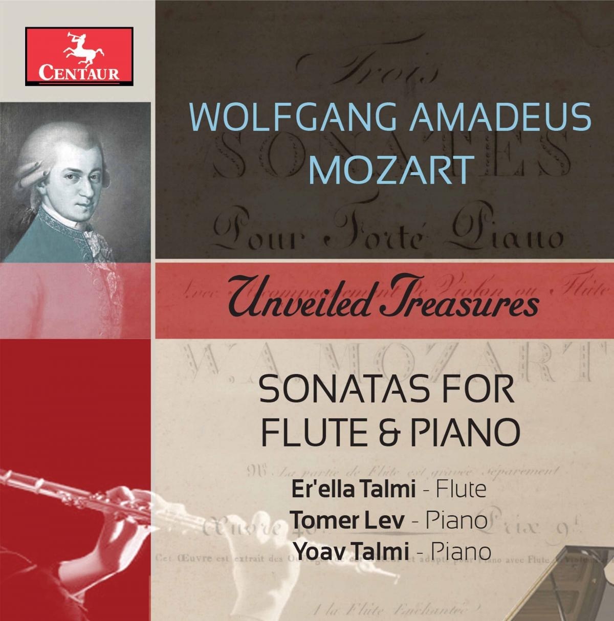Afbeelding van Er'ella Talmi, Tomer Lev, Yoav Talmi - Mozart: Unveiled Treasures: Sonatas For Flute & Piano