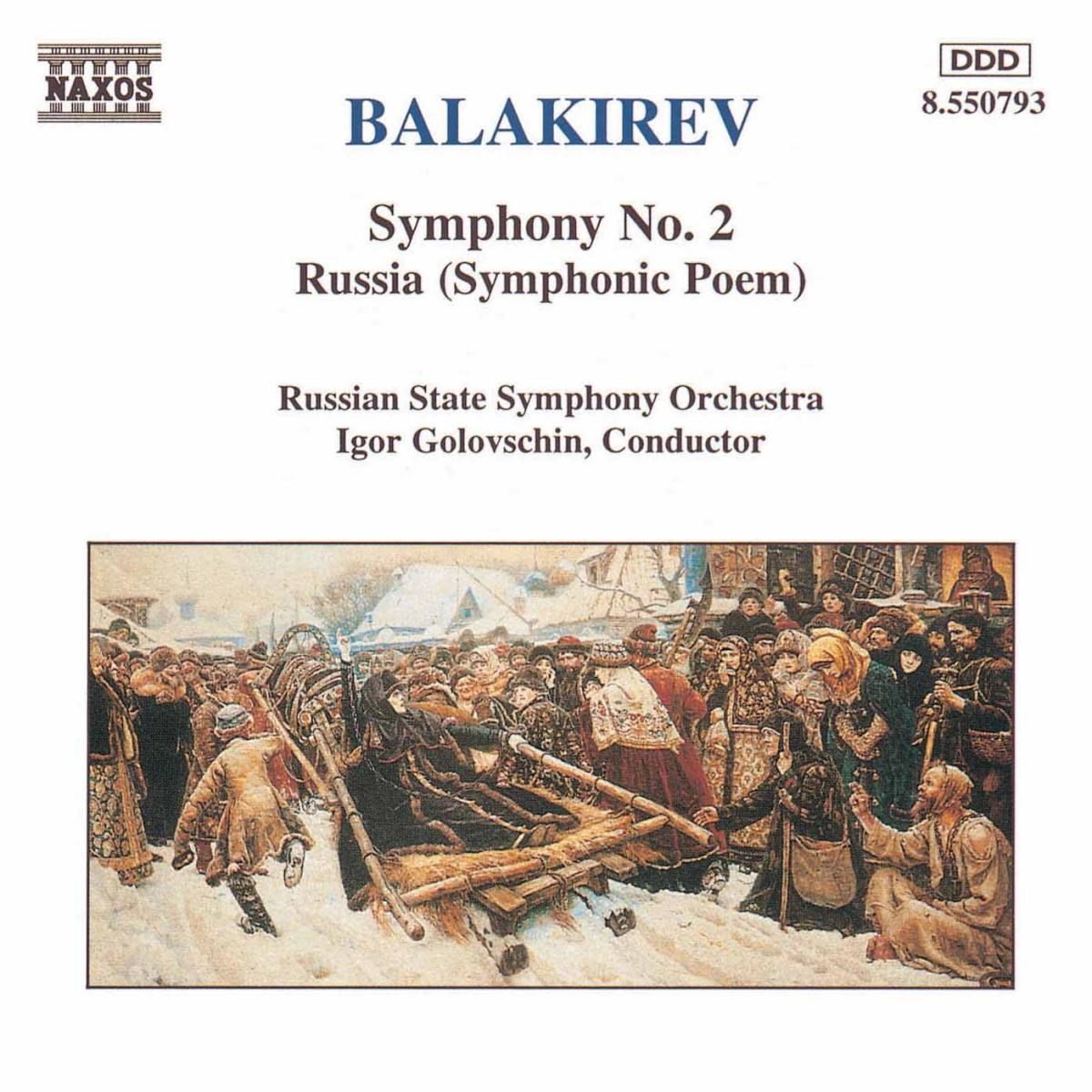 Afbeelding van Russian State Symphony Orchestra, Igor Golovschin - Balakirev: Symphony 2 | Russia