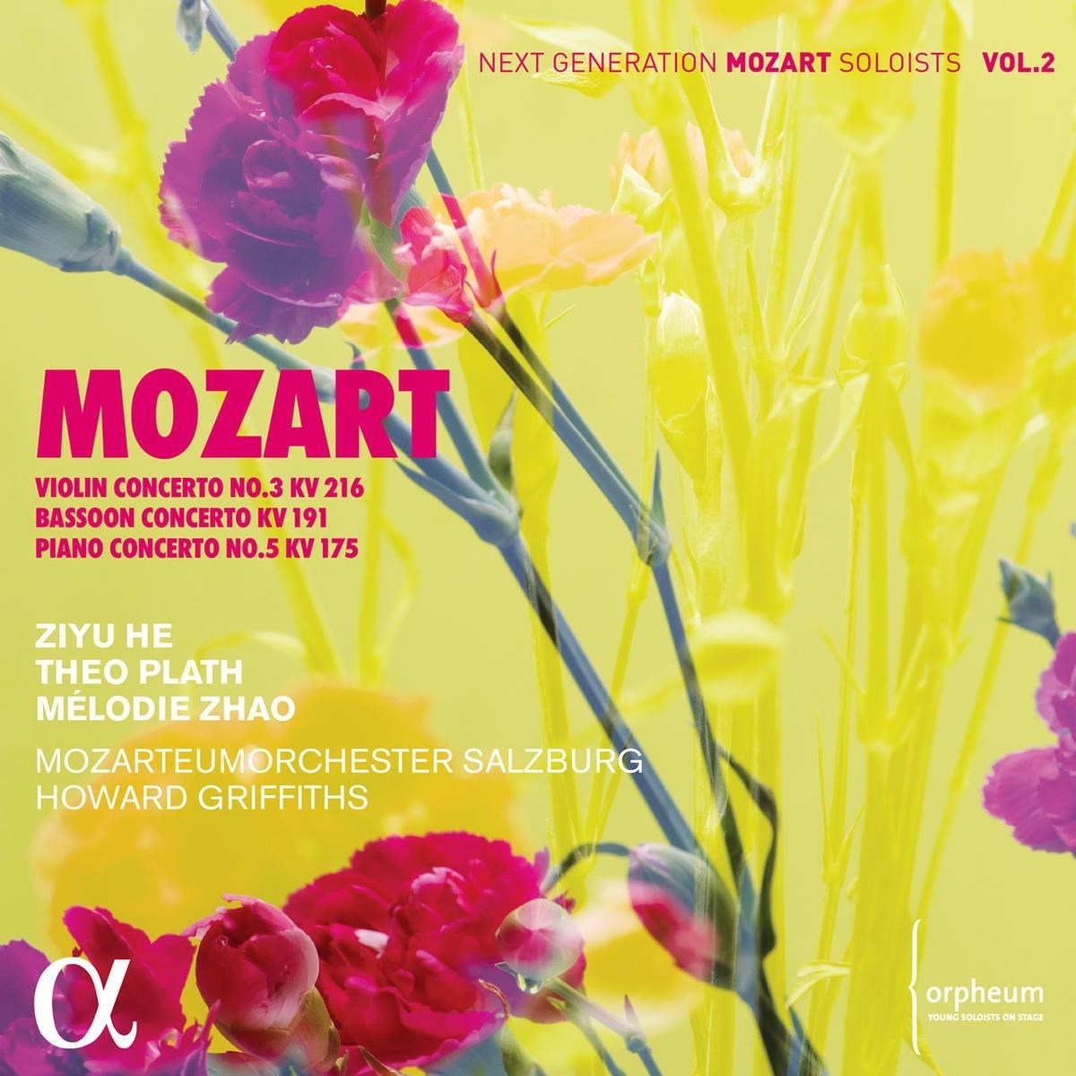 Ziyu He, Theo Plath, Mélodie Zhao, Das Mozarteum Orchester Salzburg, Howard Griffiths - Mozart: Violin Concerto No. 3 Kv 216 | Bassoon Concerto Kv 191 | Piano Concerto No. 5 Kv 175