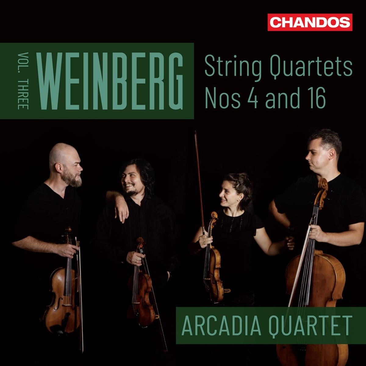 Afbeelding van Arcadia Quartet - Weinberg: String Quartets Vol. 3