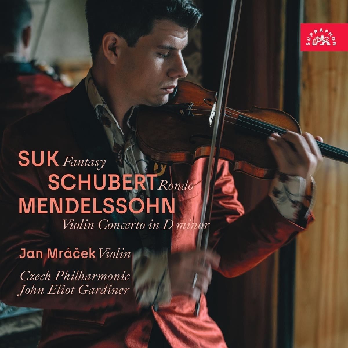 Czech Philharmonic Chamber Orchestra, Jan Mracek, Sir John Eliot Gardiner, Czech Philharmonic - Suk: Fantasy - Schubert: Rondo - Mendelssohn: Violin Concerto In D Minor