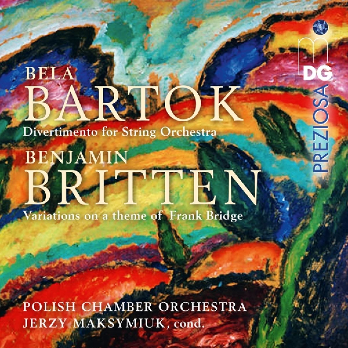 Afbeelding van Polish Chamber Orchestra, Jerzy Maksymiuk - Variations On A Theme Of Frank Bridge, Op.10 | Divertimento For String Orchestra (1939)