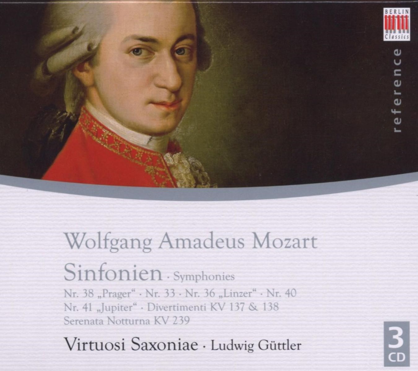 Afbeelding van Ludwig Güttler & Virtuosi Saxoniae - Mozart: Sinfonien Nr. 38, 33, 36, 40, 41