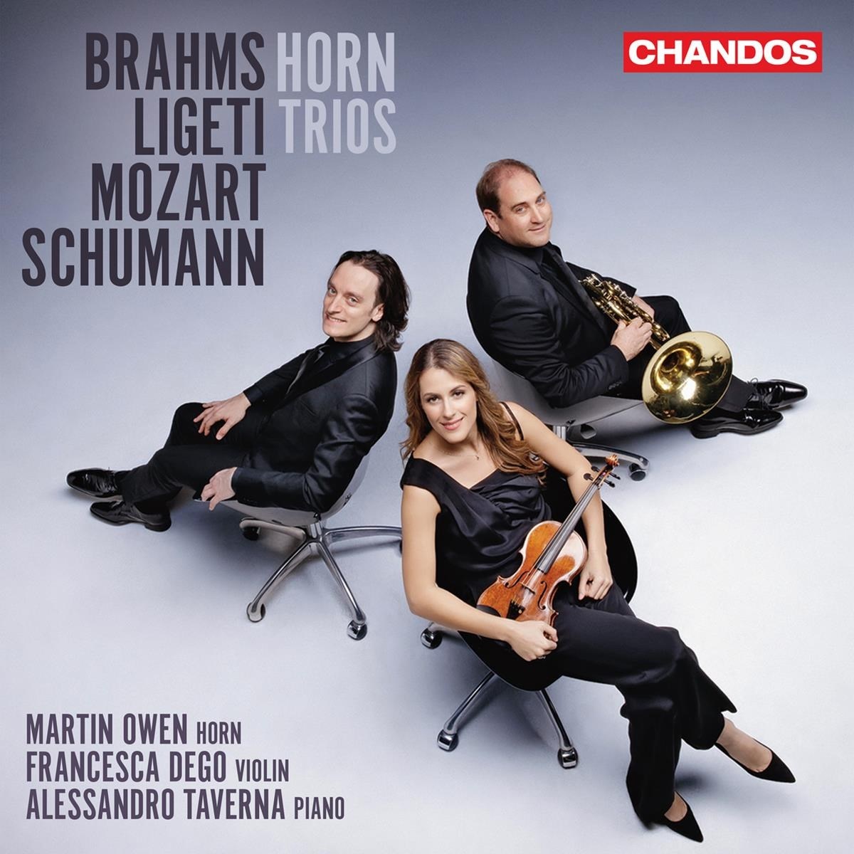 Afbeelding van Martin Owen, Francesca Dego & Alessandro Taverna - Brahms, Ligeti, Mozart & Schumann