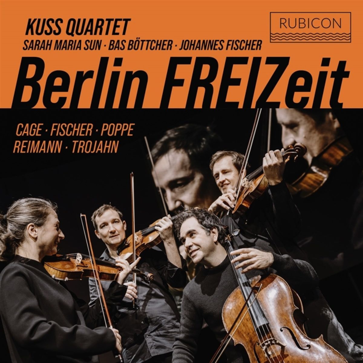 Afbeelding van Manfred Trojahn, Sarah Maria Sun, Bastian Böttcher, Johannes Fischer, Kuss Quartett - Berlin FREIZeit