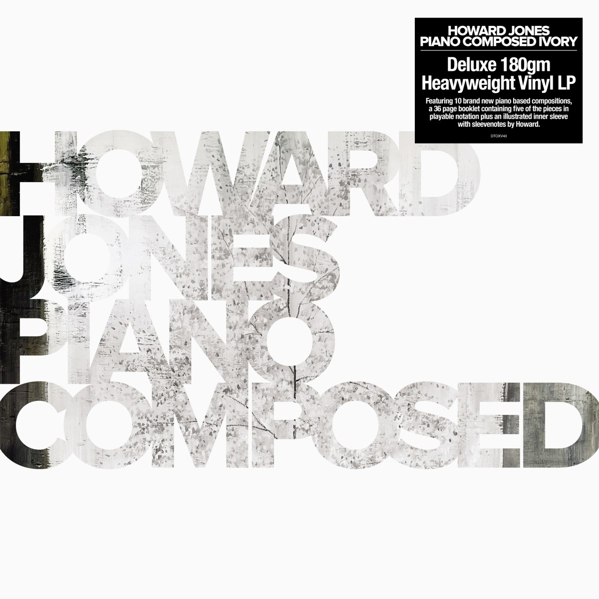 Afbeelding van Howard Jones - Piano Composed Ivory