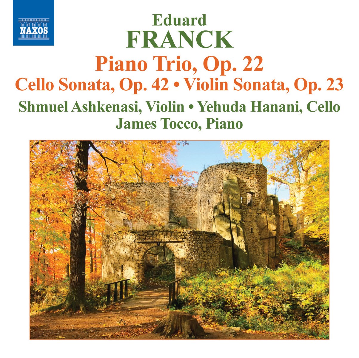 Afbeelding van Shmuel Ashkenasi, Yehuda Hanani, James Tocco - Franck: Piano Trio Op.22