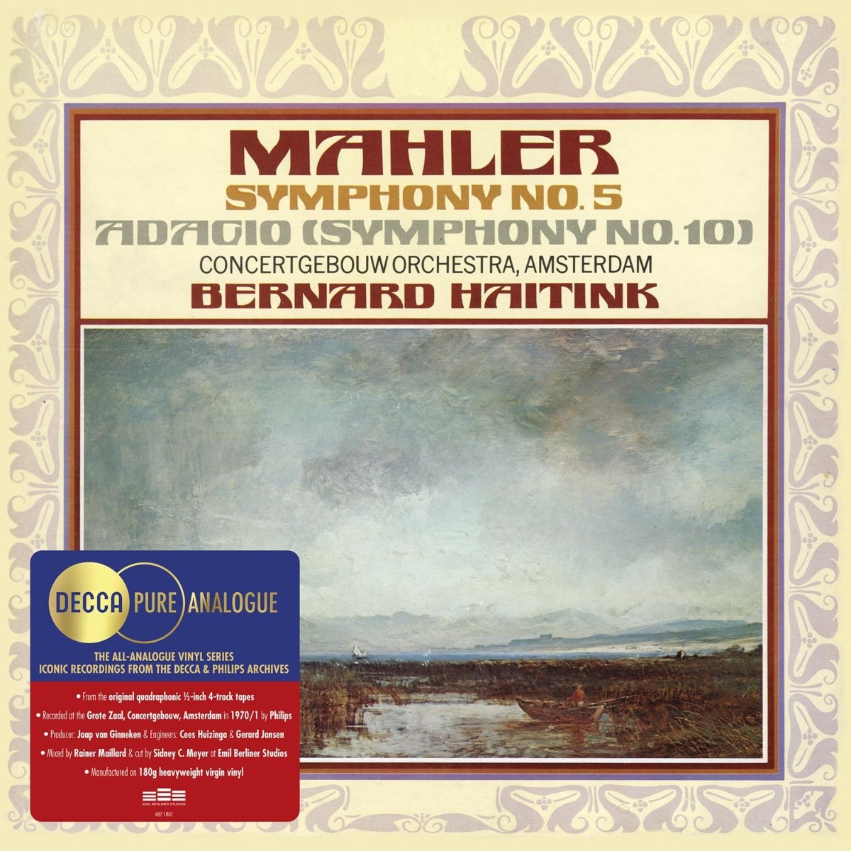 Afbeelding van Royal Concertgebouw Orchestra & Bernard Haitink - Mahler: Symphony Nos. 5 & 10