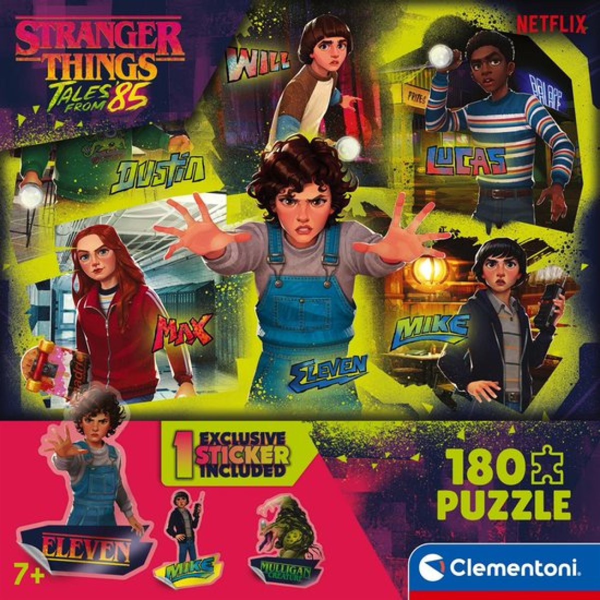 Afbeelding van Stranger Things 85-2 - Square Box (180 stukjes)