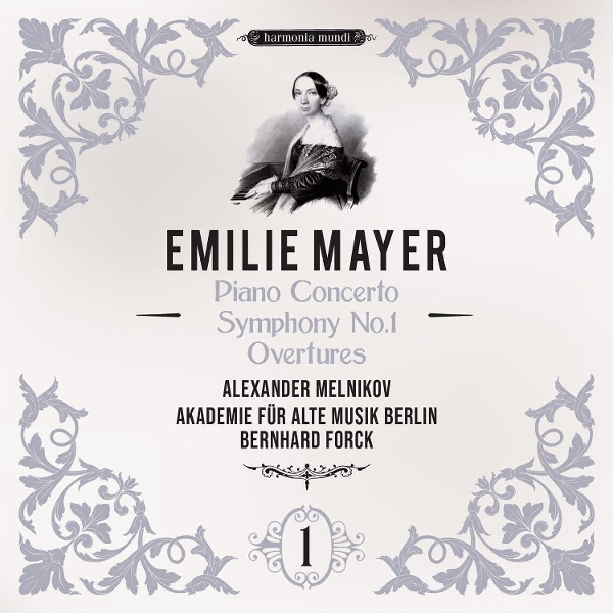 Afbeelding van Akademie Für Alte Musik Berlin, Bernhard Forck, Al - Emilie Mayer: Piano Concerto - Symphony No. 1 - Ov