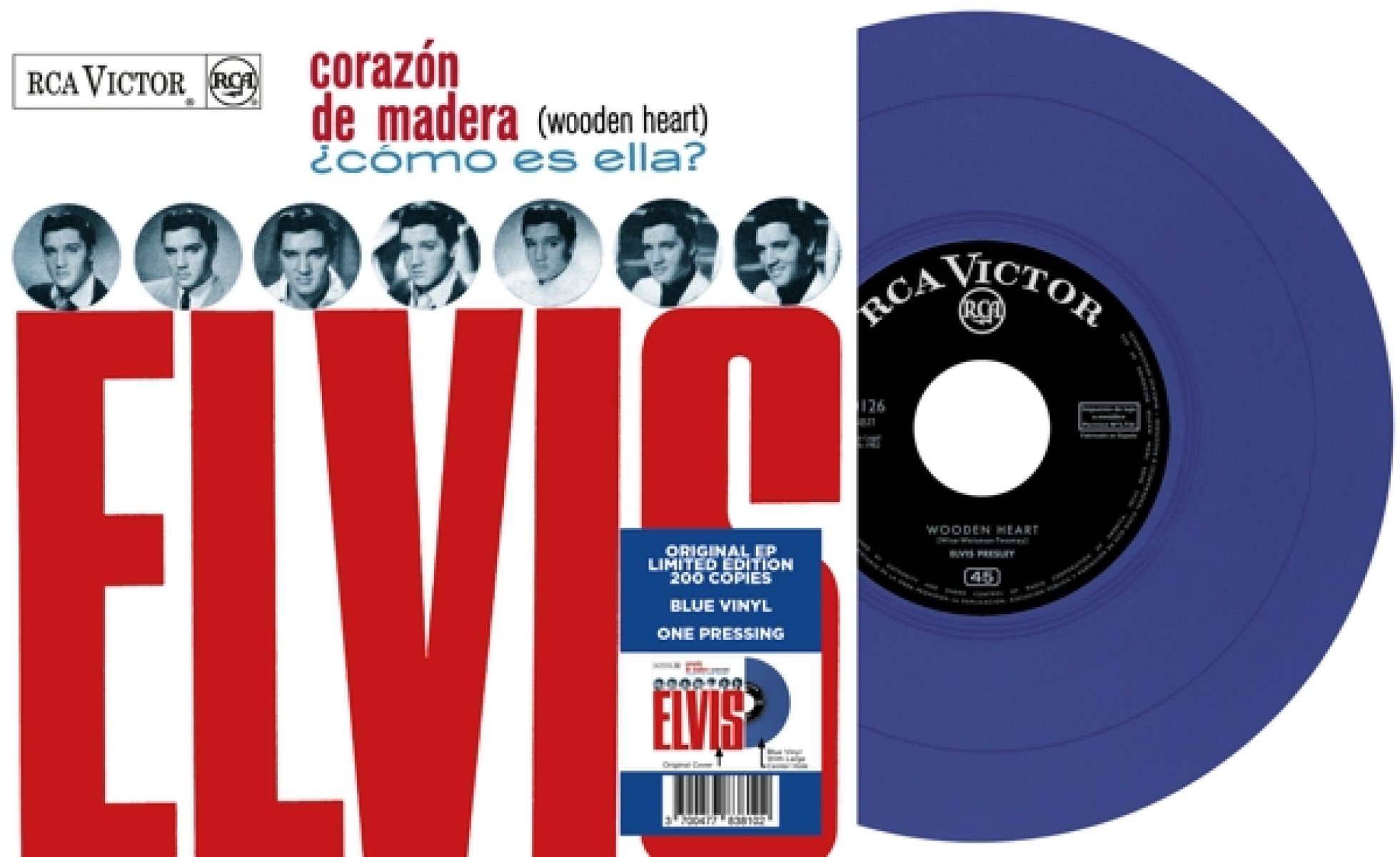 Afbeelding van Elvis Presley - EP Etranger N13 - Corazón De Madera (Espagne)