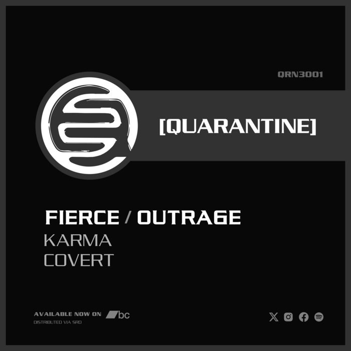 Afbeelding van Fierce / Outrage - Karma / Covert