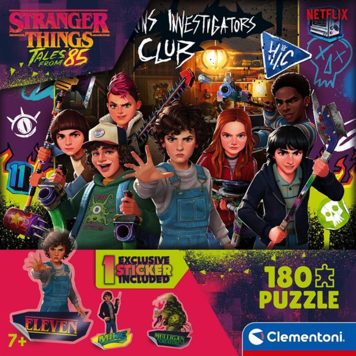 Afbeelding van Stranger Things 85-4 - Square Box (180 stukjes)