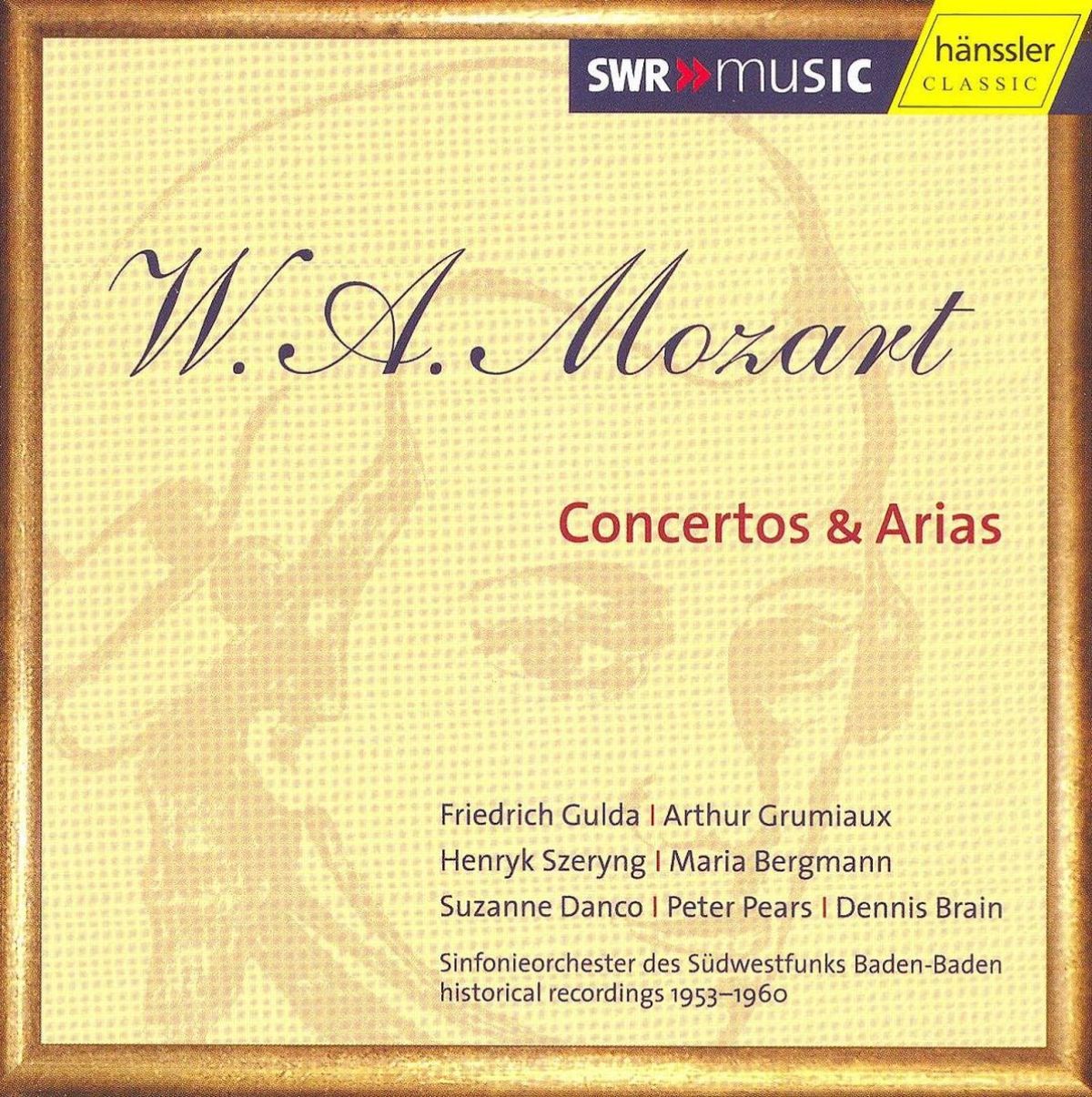 Afbeelding van Friedrich Gulda, Arthur Grumiaux, Henryk Szeryng, Maria Bergmann - Mozart: Concertos And Arias