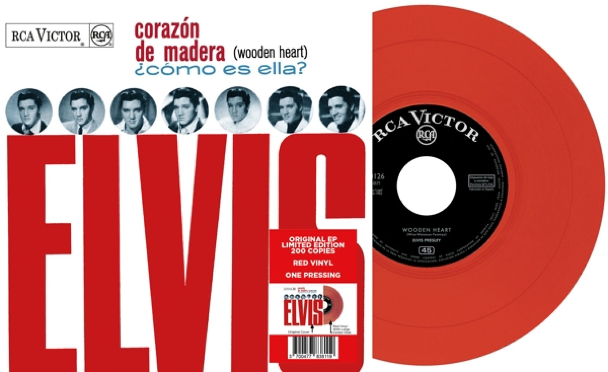 Afbeelding van Elvis Presley - EP Etranger N13 - Corazón De Madera (Espagne)