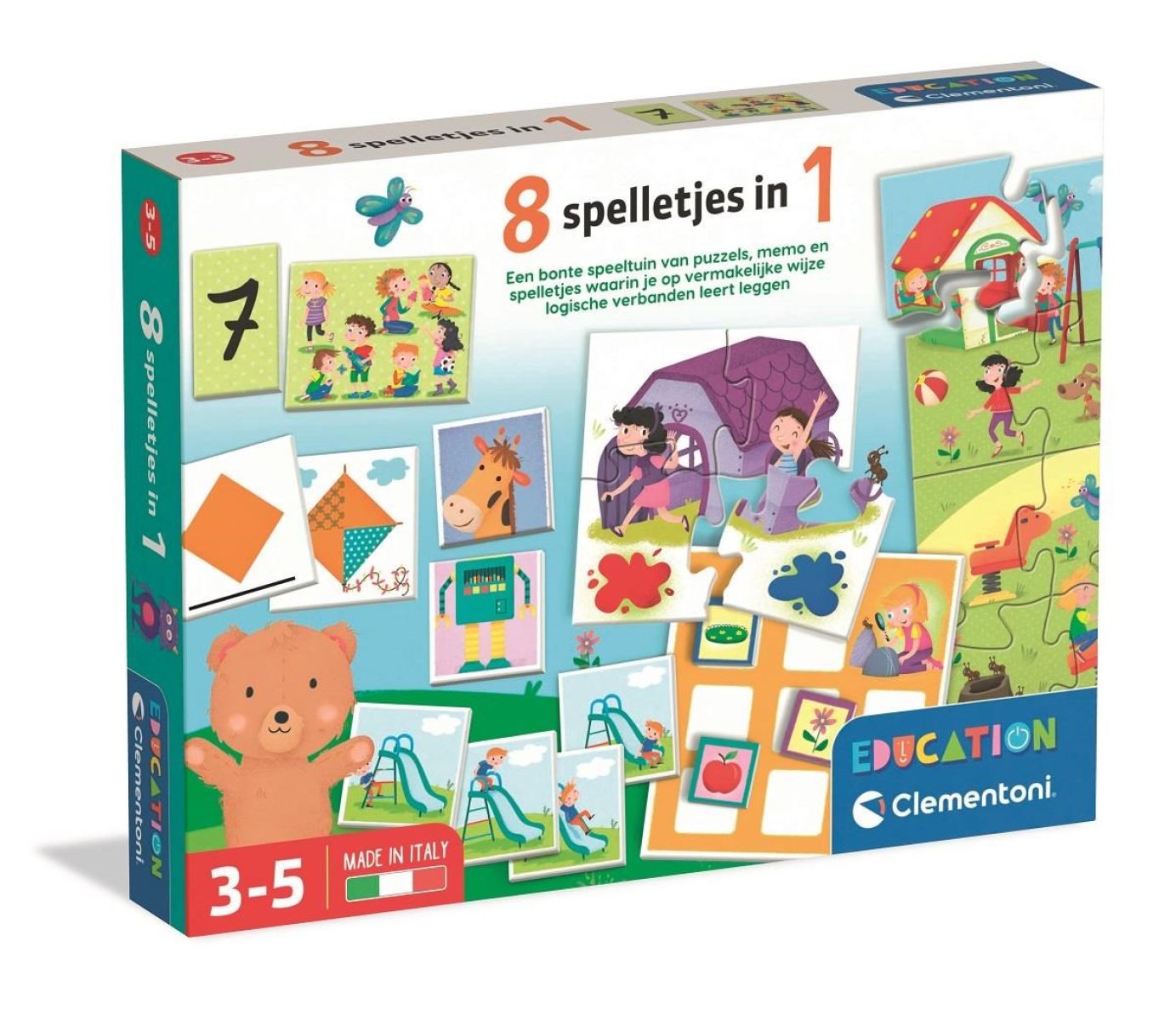 Afbeelding van Spelend Leren - 8 Spelletjes In 1