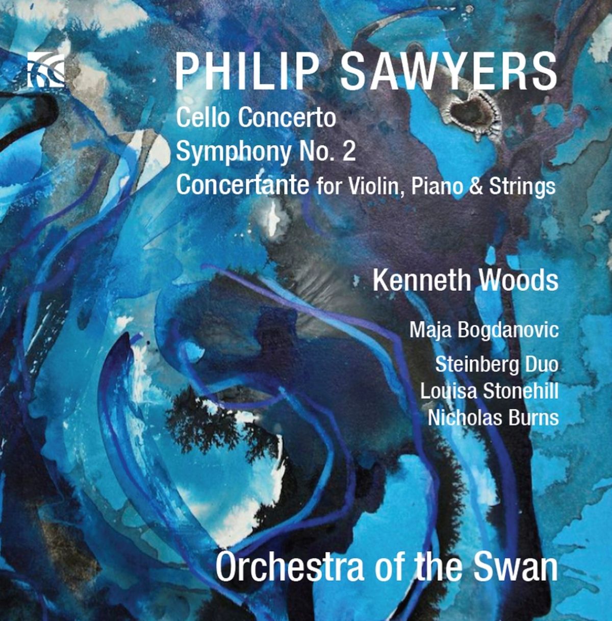 Maja Bogdanovi, Orchestra Of The Swan, Kenneth Woods - Sawyers: Cello Concerto/Symphony No.2/Concertante For Vi