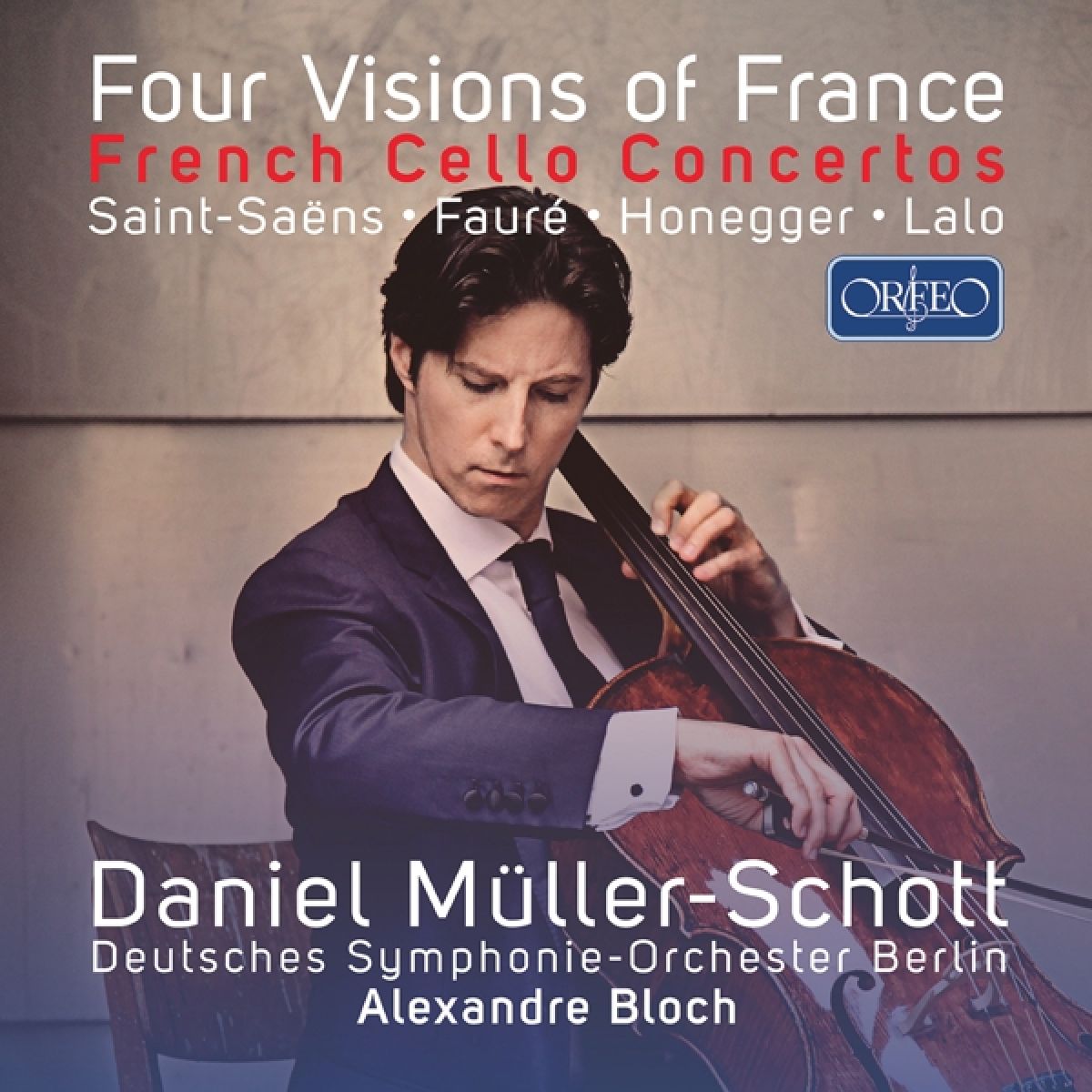 Afbeelding van Daniel Müller-Schott, Deutsches Symphonie-Orchester, Alexandre Bloch - Four Visions Of France: French Cello Concertos