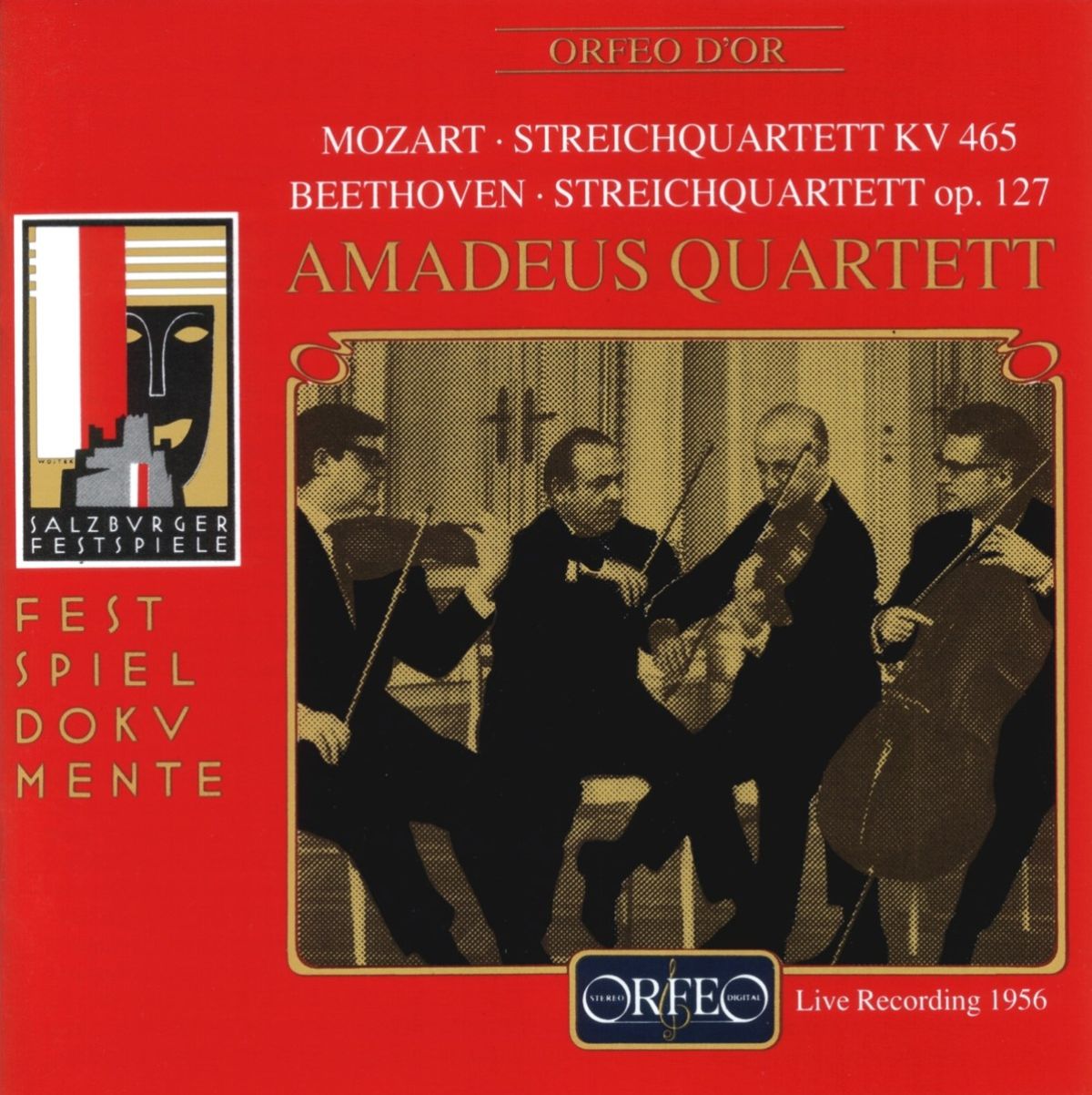 Afbeelding van Amadeus Quartett - Mozart: Streichquartett KV 465 | Beethoven: Streichquartett Op. 127