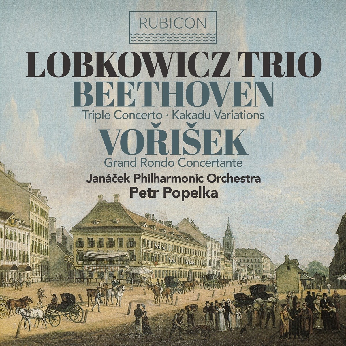 Afbeelding van Lobkowicz Trio, Janácek Philharmonic - Beethoven: Triple Concerto | Kakadu Variations | Vorisek: Grand Rondo Concertante