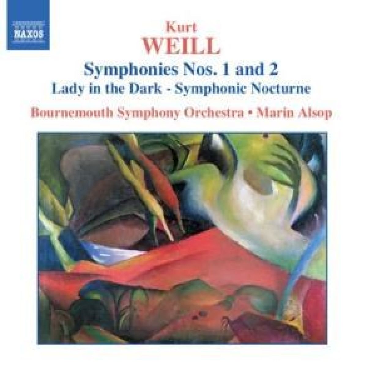 Afbeelding van Bournemouth Symphony Orchestra, Marin Alsop - Weill: Symphonies Nos.1 And 2